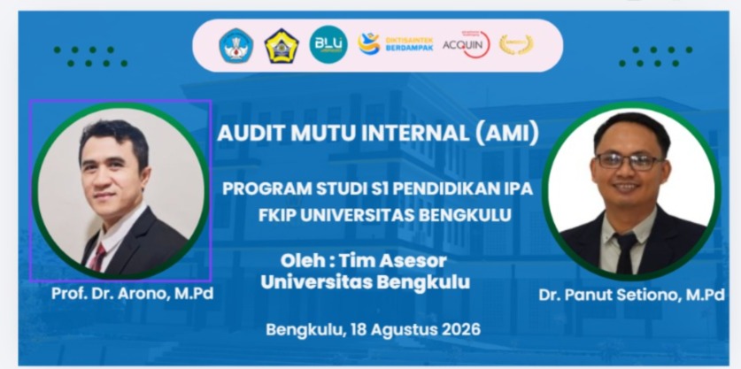 Audit Mutu Internal (AMI) Program Studi S1 Pendidikan IPA 2026